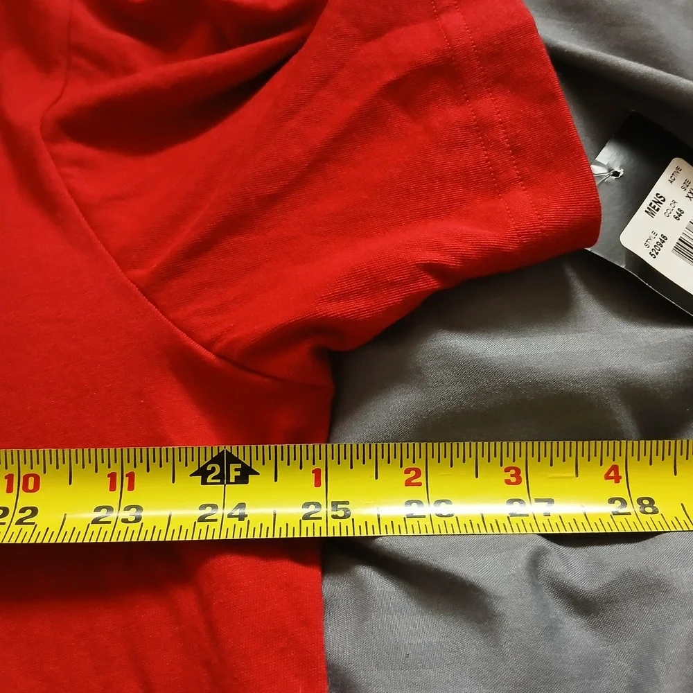 Nike Dri-FIT T-Shirt Mens XXL Red Short Sleeve Performance Active 520946-648